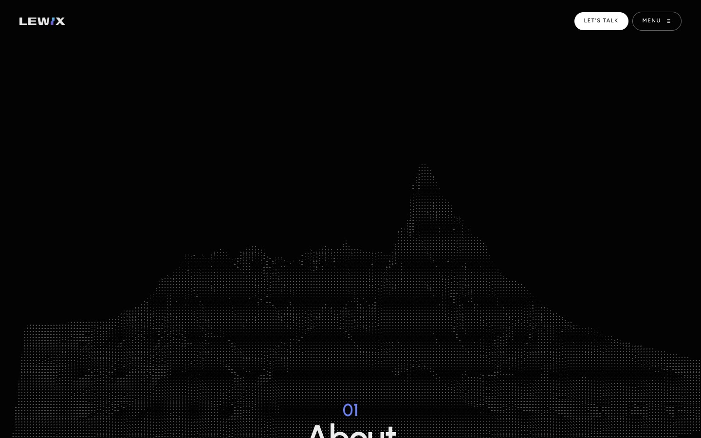 Lewix.ai, desktop, section 2.